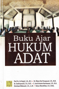 Buku Ajar Hukum Adat