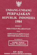 Undang-Undang Perpajakan Republik Indonesia 1984