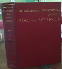 International Encylopedia Of The Social Sciences: Volume 1 and 2