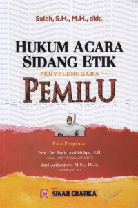 Image of HUKUM ACARA SIDANG ETIK PENYELENGGARAAN PEMILU