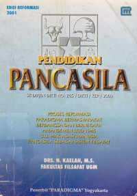 PENDIDIKAN PANCASILA: SK DIRJEN DIKTI No. 265/DIKTI/KEP/2000