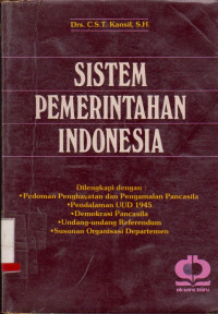 SISTEM PEMERINTAHAN INDONESIA