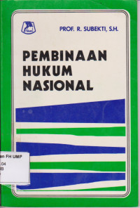 Pembinaan Hukum Nasional