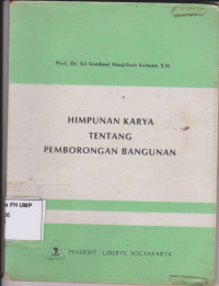 Himpunan Karya Tentang Pemborongan Bangunan