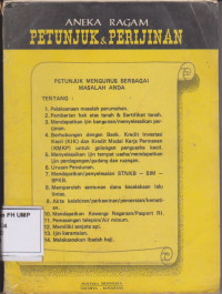 Aneka Ragam Petunjuk & Perijinan