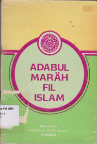 Adabul Marah Fil Islam