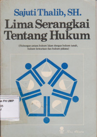 Lima Serangkai Tentang Hukum