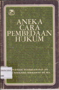 Aneka Cara Pembedaan Hukum