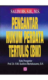Pengantar Hukum Perdata Tertulis (BW)