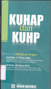 KUHAP dan KUHP