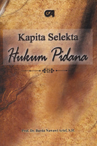 Kapita Selekta Hukum Pidana