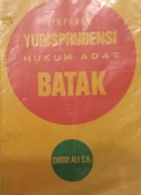 HIMPUNAN YURISPRUDENSI HUKUM ADAT BATAK