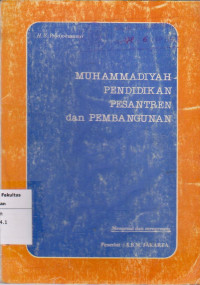 Muhammadiyah Pendidikan Pesantren dan Pembangunan