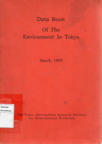 Image of Data Book Of The Envirotmen In Tokyo