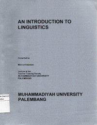 Image of An Introduction To Linguistics