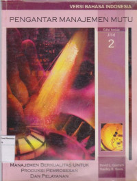 Image of Pengantar Manajemen Mutu Jilid 2