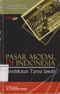 Image of Pasar modal di Indonesia: Pendekatan tanya jawab edisi 2