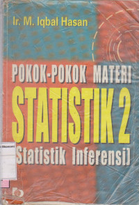 Image of Pokok-pokok materi Statistik 2: statistik inferensi