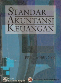 Image of Standar akuntansi keuangan per 1 april 2002
