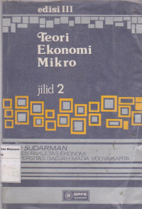 Image of Teori Ekonomi Mikro Jilid 2