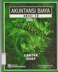 Image of Akuntansi biaya edisi 13 buku 2