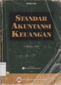 Image of Standar akuntansi keuangan per 1 oktober 1995 buku dua