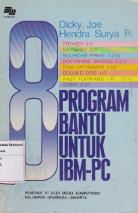 Image of D8 program bantu untuk IBM -PC