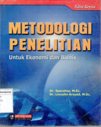 Image of Metodologi penelitian untuk ekonomi dan bisnis