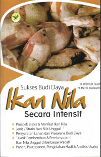 Image of Sukses Budidaya Ikan Nila Secara Intensif