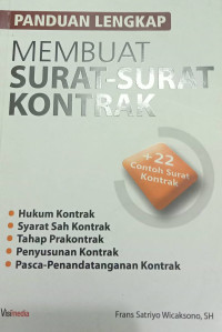 PANDUAN LENGKAP MEMBUAT SURAT-SURAT KONTRAK