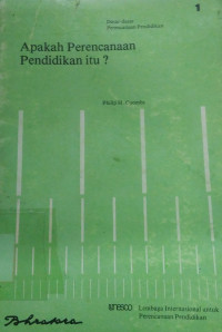 Apakah Perencanaan Pendidikan Itu? 1