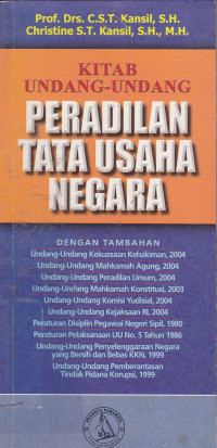 Kitab Undang-Undang Peradilan Tata Usaha Negara