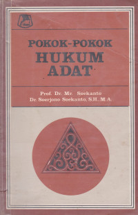 Pokok-Pokok Hukum Adat