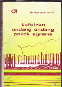 Tafsiran Undang-Undang Pokok Agraria