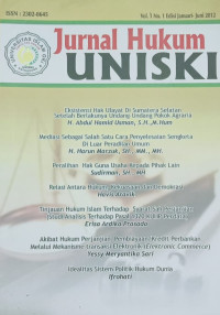 Jurnal Hukum UNISKI