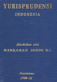 YURISPRUDENSI INDONESIA 1980-II