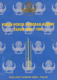 Pokok-Pokok Program Korpri Tahun 1994/1999