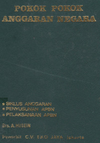 Pokok Pokok Anggaran Negara