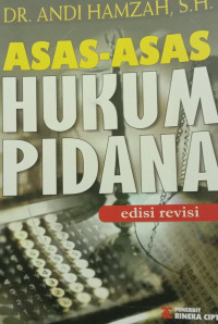 Asas-Asas Hukum Pidana