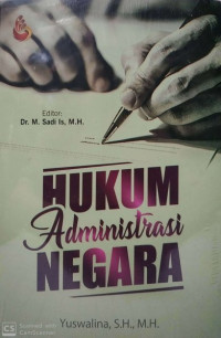 HUKUM ADMINISTRASI NEGARA