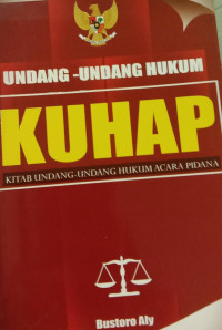 Undang-Undang Hukum KUHAP