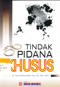 Tindak Pidana Khusus