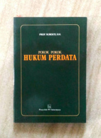 POKOK-POKOK HUKUM PERDATA