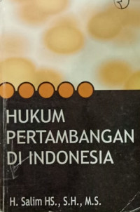 HUKUM PERTAMBANGAN DI INDONESIA