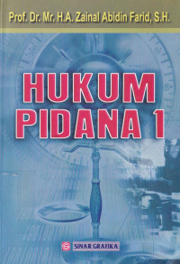 HUKUM PIDANA 1