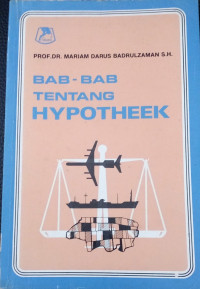 BAB-BAB TENTANG HYPOTHEEK