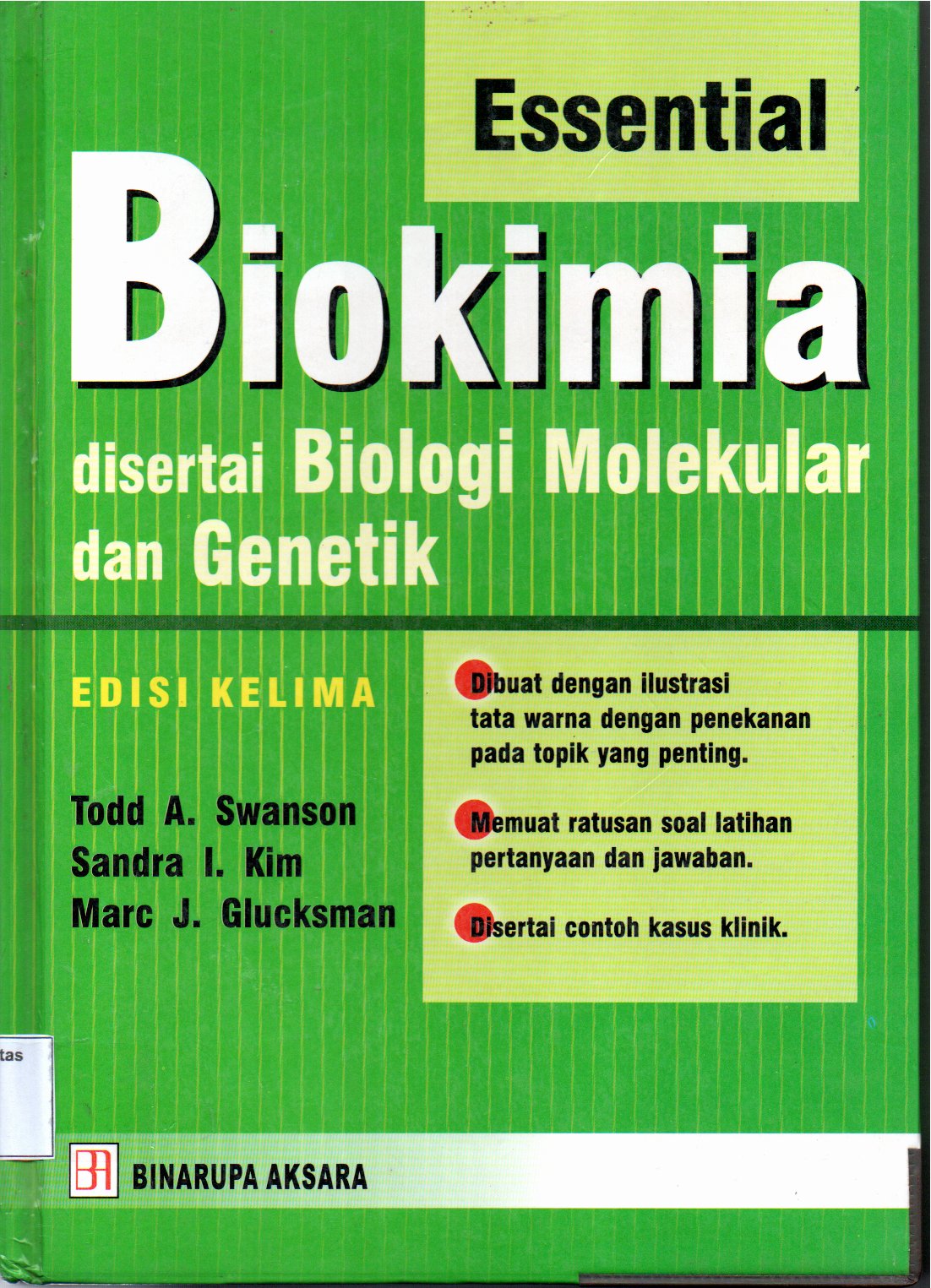 Biokimia disertai Biologi Molekular dan Genetik