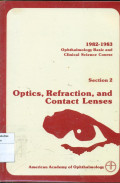 Optics, refraction, and contact lenses