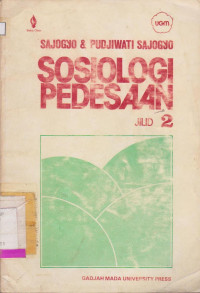 SOSIALOGI PEDESAAN JILID 2