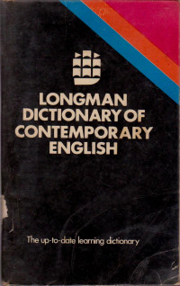 LONGMAN DICTIONARY OF CONTEMPORARY ENGLISH